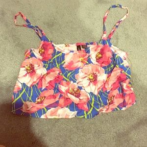 Floral crop top